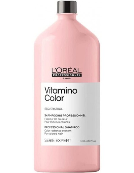 Shampooing Vitamino Color Resveratrol - 1500ml Avec Pompe