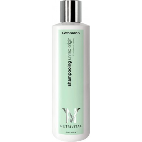 Lothmann- Shampooing Doux United Origin Tous Types de Cheveux - 250ml