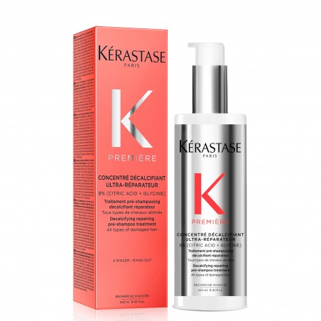 Concentré Décalcifiant Ultra-Réparateur - Traitement Capillaire Pré-Shampoing Première - 250ml