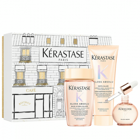 Coffret Gloss Absolu Bain 80ml + Fondant 75ml + Huile 45ml
