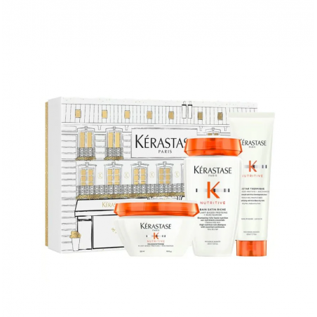 Coffret Bain Satin + Nectar Thermique + Masquintense Riche Nutritive