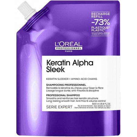 Shampoing Keratin Alpha Sleek Recharge - 500ml
